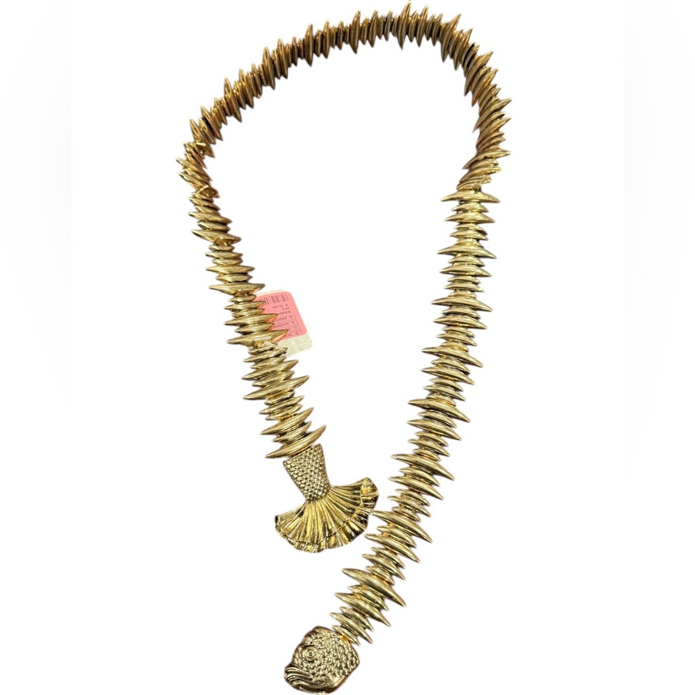NWT Free People Water Sign Chain Belt Sz S/M - Picture 3 of 9